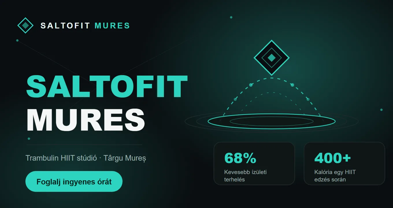 SaltoFit Mureș's visual identity.